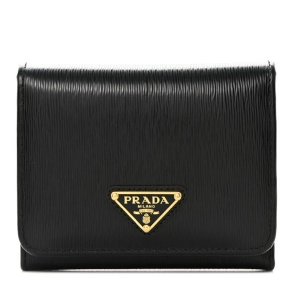 Prada Black Leather Wallet - Picture 7 of 11